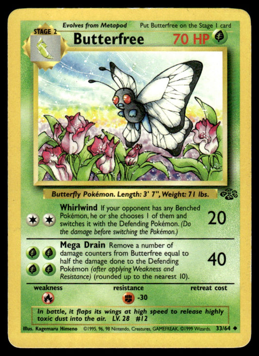 LP Butterfree 33 No Holo - Jungle