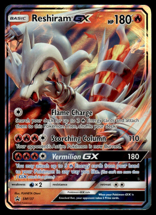 Reshiram-GX - NM - SM137 - Sun & Moon Promos