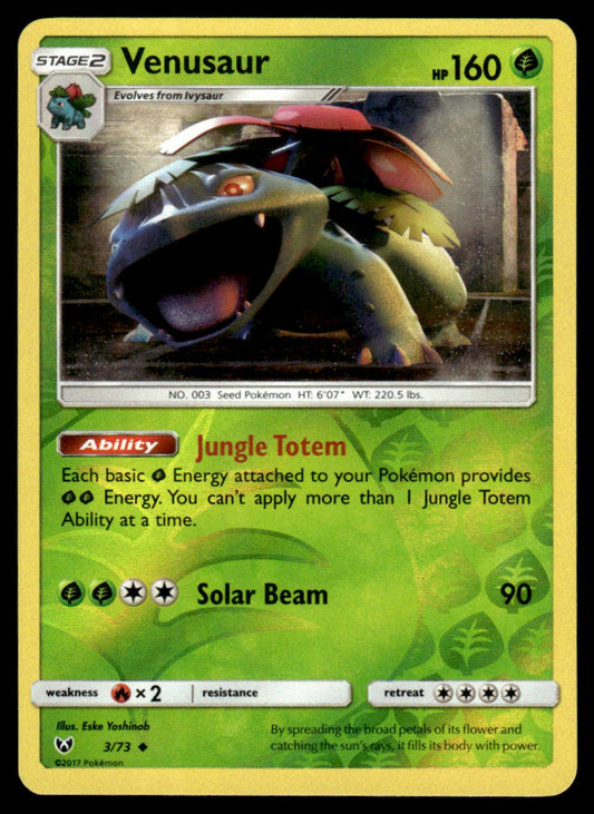 NM - Venusaur 3 - Reverse - Shining Legends
