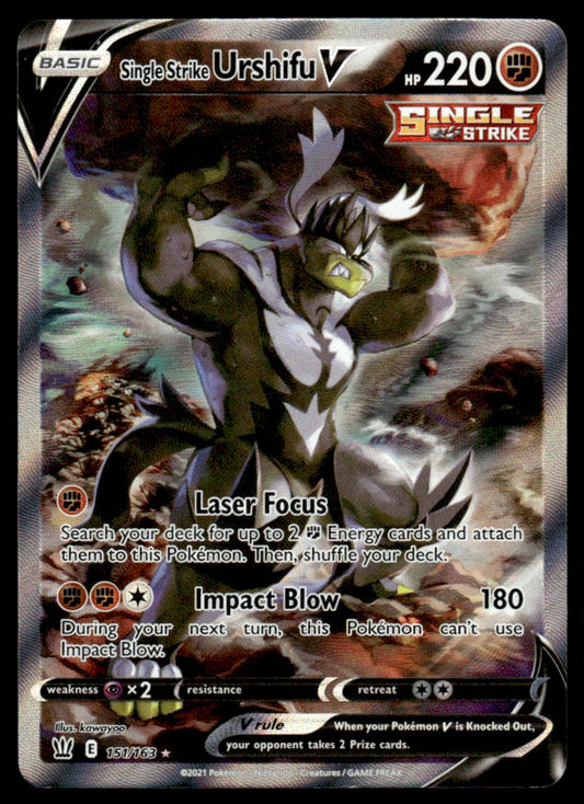 Single Strike Urshifu V 151/163 - Battle Styles - Sword & Shield