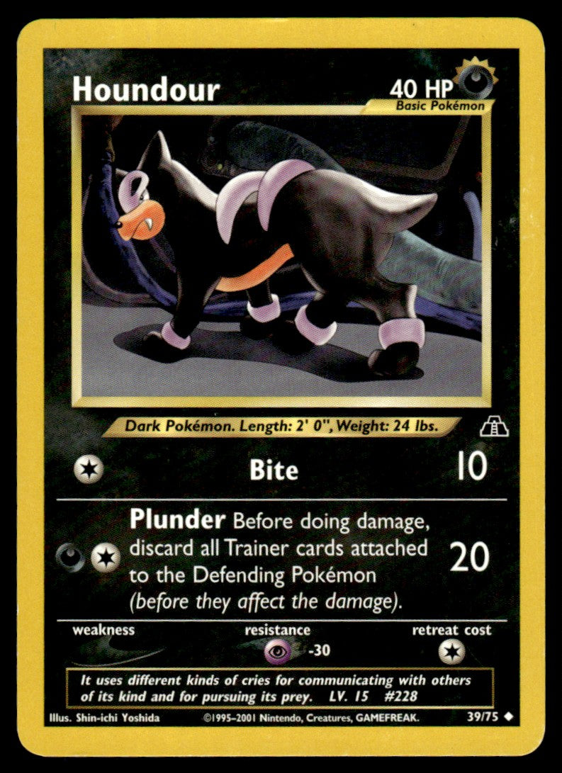 LP Houndour 39 No Holo - Neo Discovery