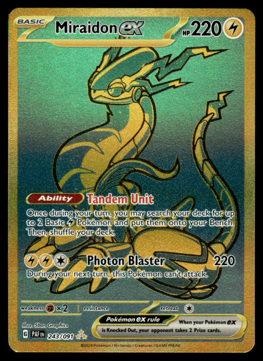 Miraidon ex 243/091 - Paldean Fates - Scarlet & Violet