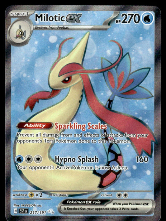 Milotic ex 217/191 - Surging Sparks - Scarlet & Violet