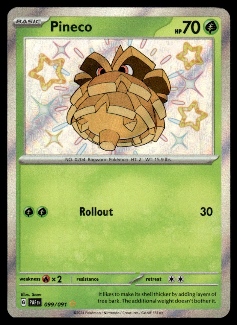 Pineco 099/091 - Paldean Fates - Scarlet & Violet