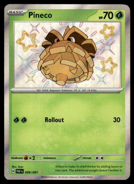 Pineco 099/091 - Paldean Fates - Scarlet & Violet