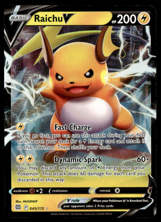 Raichu V 045/172 - Brilliant Stars - Sword & Shield