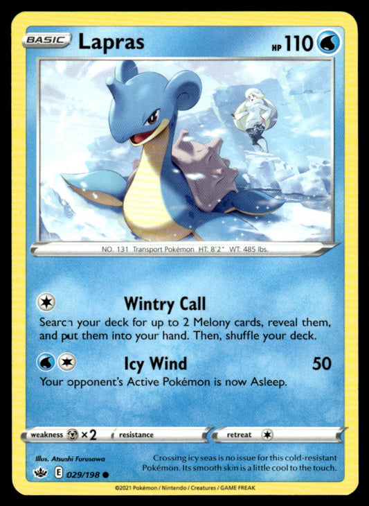 Lapras 029/198 Comun - Chilling Reign - Sword & Shield