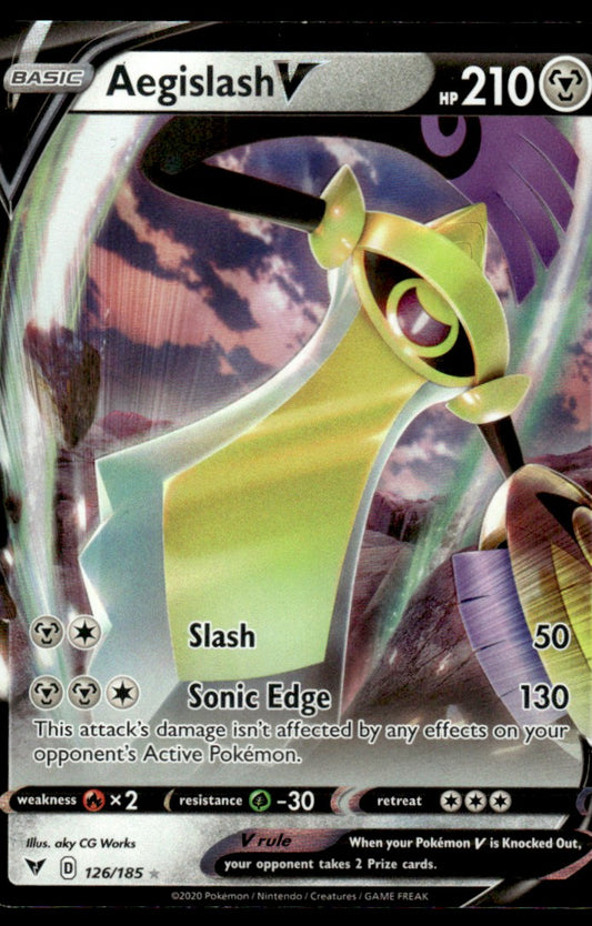 Aegislash V 126/185 - Vivid Voltage - Sword & Shield