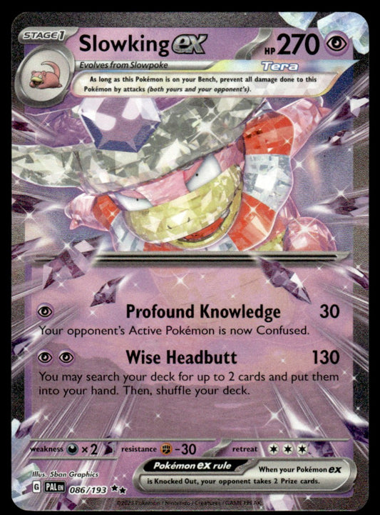 Slowking ex 086/193 - Paldea Evolved - Scarlet & Violet