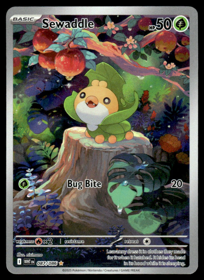 Sewaddle 087/086 - White Flare - Scarlet & Violet