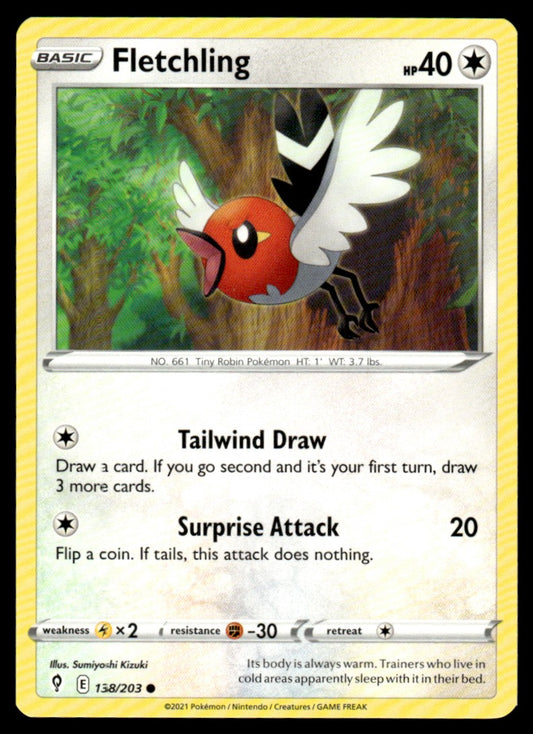 Fletchling 138/203 Comun - Evolving Skies - Sword & Shield