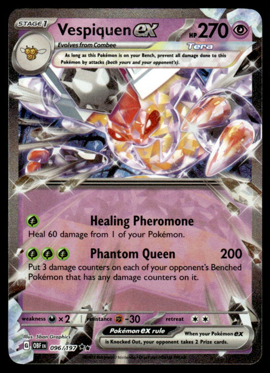 Vespiquen ex 096/197 - Obsidian Flames - Scarlet & Violet