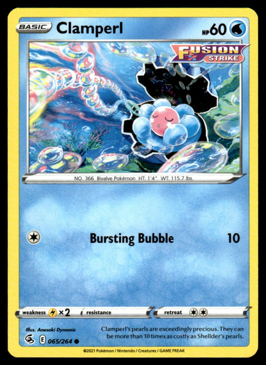 Clamperl 065/264 Comun - Fusion Strike - Sword & Shield