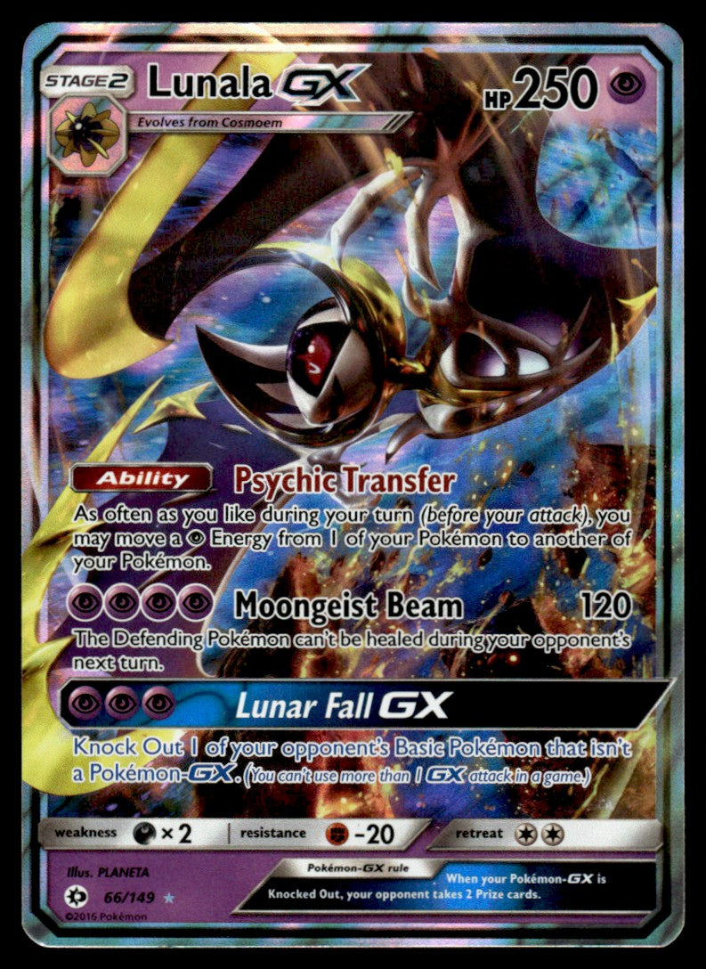 NM Lunala-GX 66 - Sun & Moon Base Set