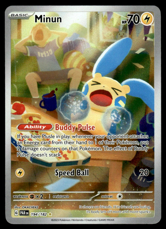 Minun 194/182 - Paradox Rift - Scarlet & Violet