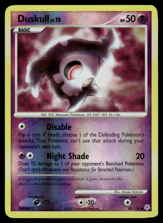 LP - Duskull 80 - Reverse - Diamond & Pearl