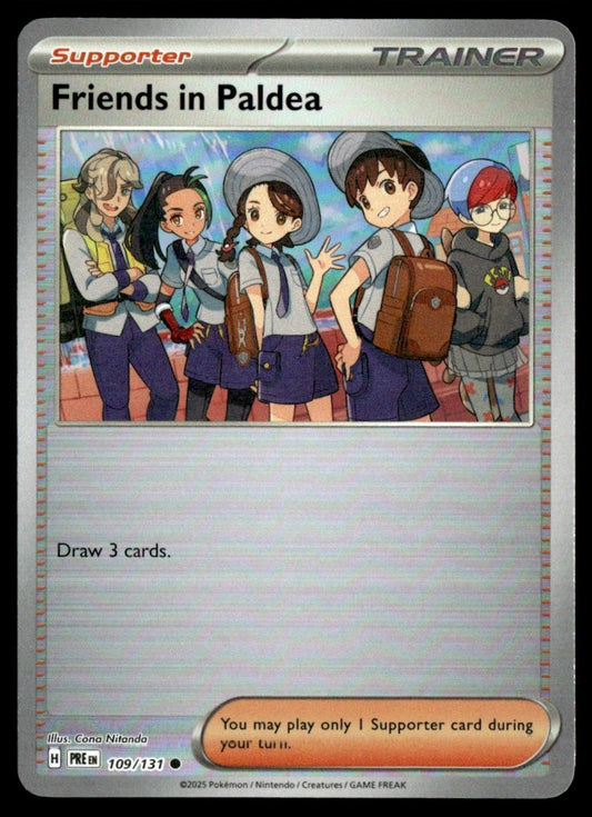 Friends in Paldea (Poke Ball Pattern) 109/131 - Prismatic Evolutions - Scarlet & Violet
