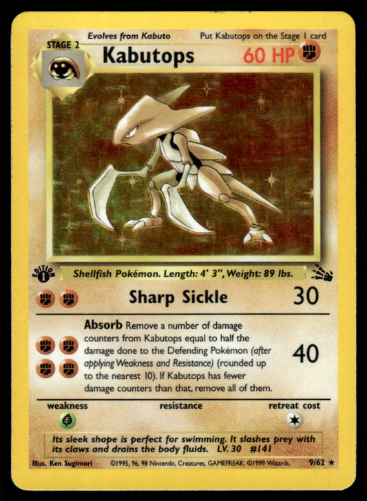 LP - Kabutops 9 - Holo - Fossil 1st Edition
