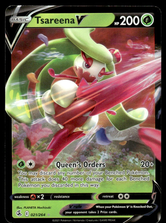Tsareena V 021/264 - Fusion Strike - Sword & Shield