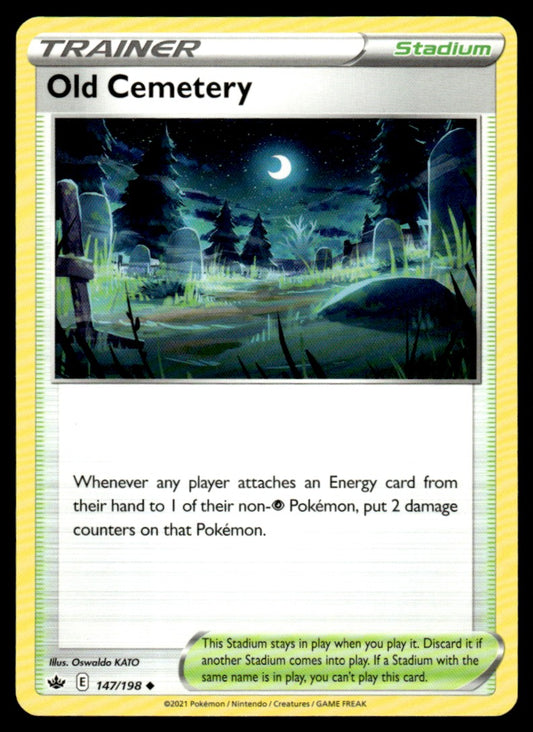 Old Cemetery 147/198 Uncomon - Chilling Reign - Sword & Shield