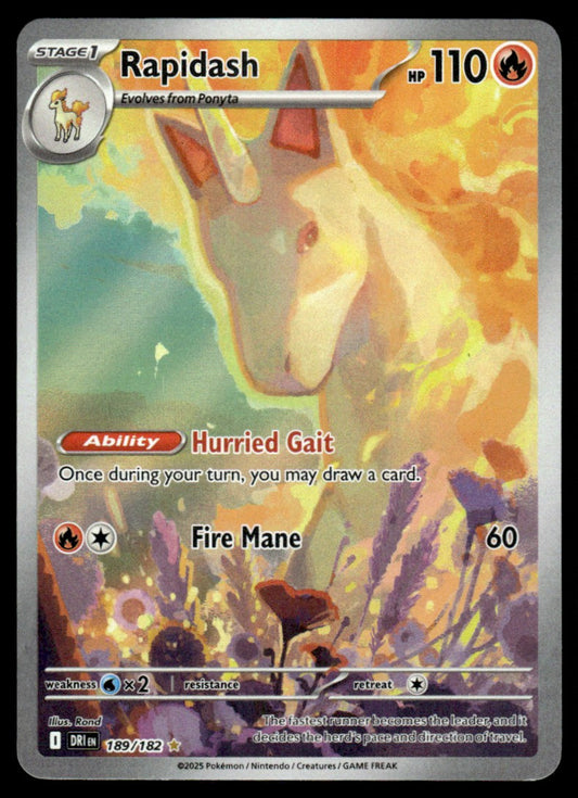 Rapidash 189/182 - Destined Rivals - Scarlet & Violet