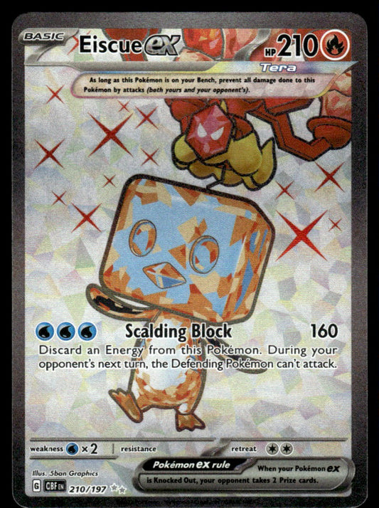 Eiscue ex 210/197 - Obsidian Flames - Scarlet & Violet