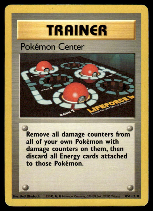 LP Pokémon Center 85 No Holo - Base Set