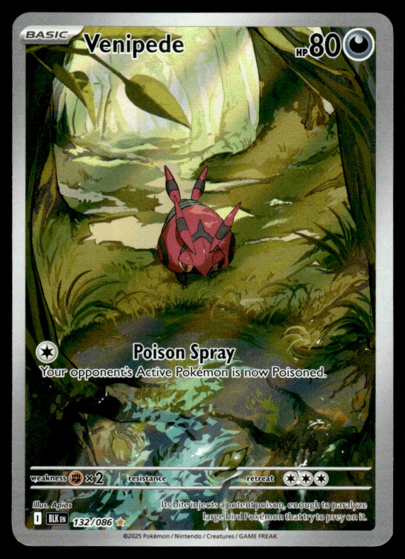 Venipede 132/086 - Black Bolt - Scarlet & Violet