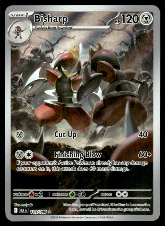 Bisharp 143/086 - Black Bolt - Scarlet & Violet