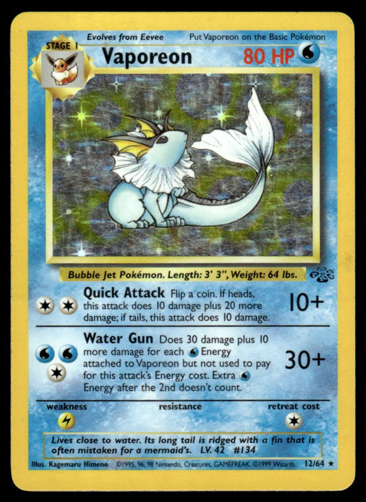 Vaporeon Holo - MP - Jungle