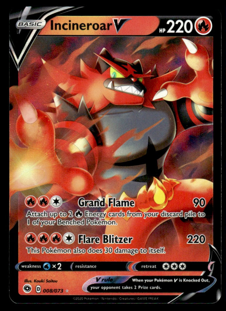 Incineroar V 08/73 - Champion's Path - Sword & Shield