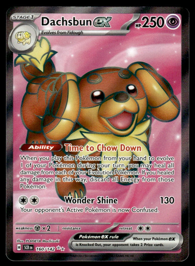 Dachsbun ex 160/142 - Stellar Crown - Scarlet & Violet