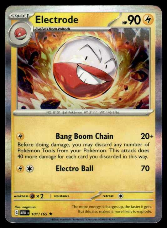 Electrode 101/165 Holo - Scarlet & Violet - 151 - Scarlet & Violet