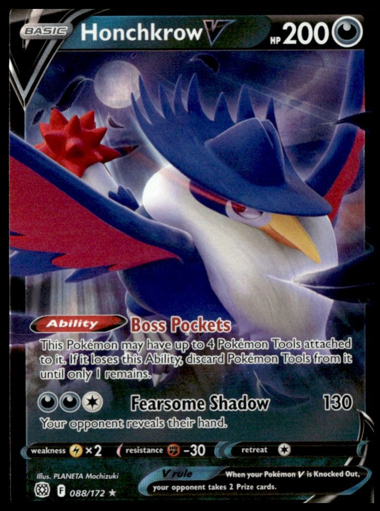 Honchkrow V 088/172 - Brilliant Stars - Sword & Shield