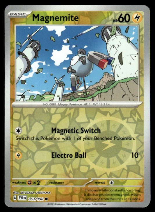 Magnemite 063/198 Reverse - Scarlet & Violet Base Set - Scarlet & Violet
