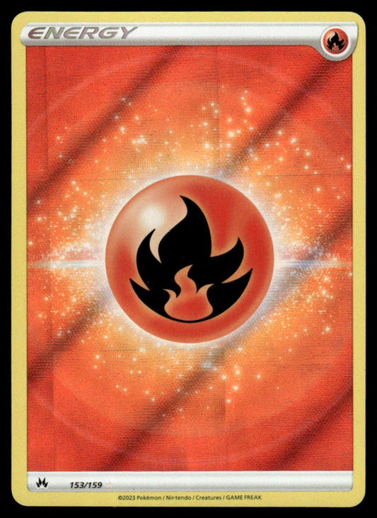 Fire Energy (Texture Full Art) 153/159 - Crown Zenith - Sword & Shield