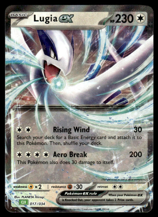 Lugia ex 017/034 - Trading Card Game Classic