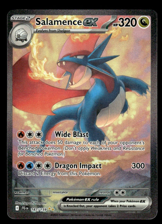 Salamence ex 187/159 Comun - Journey Together - Scarlet & Violet