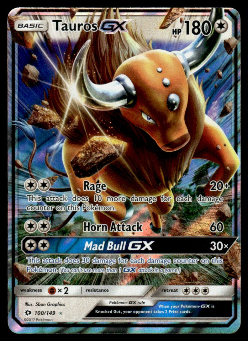 NM Tauros-GX 100 - Sun & Moon Base Set