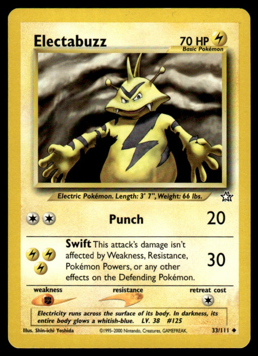 LP Electabuzz 33 No Holo - Neo Genesis