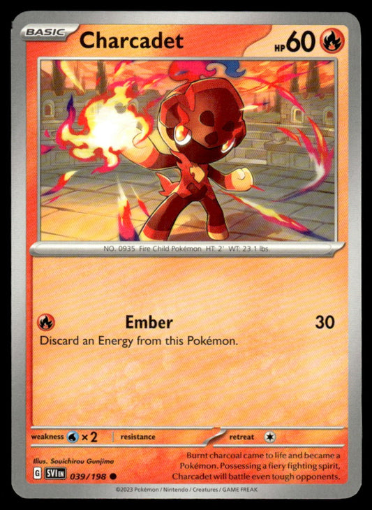 Charcadet 039/198 Comun - Scarlet & Violet Base Set - Scarlet & Violet