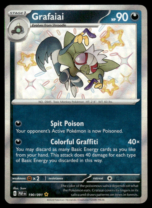 Grafaiai 190/091 - Paldean Fates - Scarlet & Violet