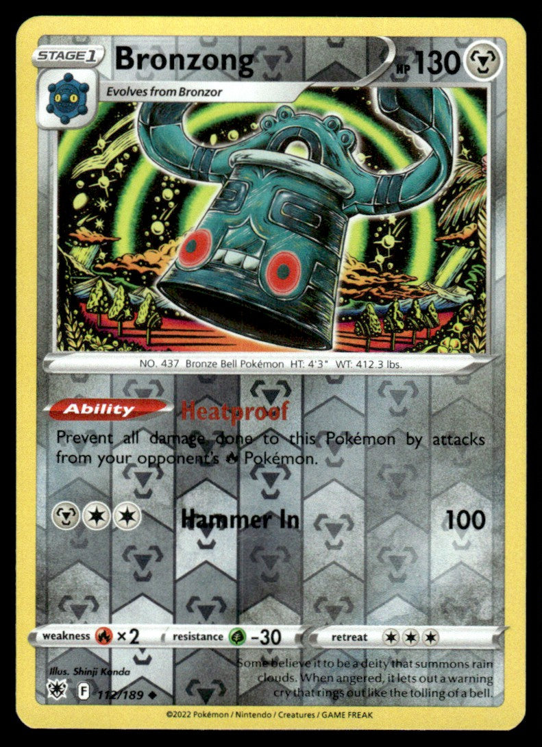Bronzong 112/189 Reverse - Astral Radiance - Sword & Shield