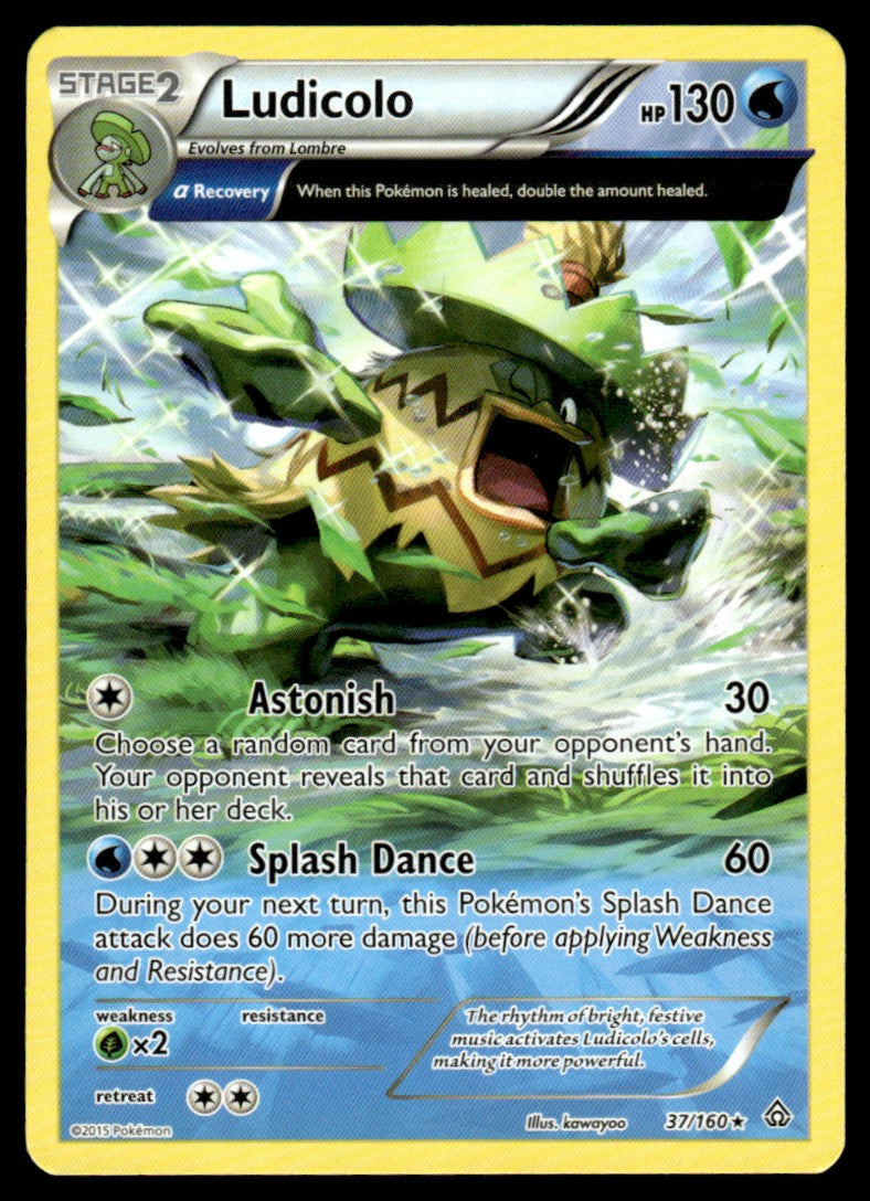 Ludicolo - No Holo - NM - 37 - Primal Clash