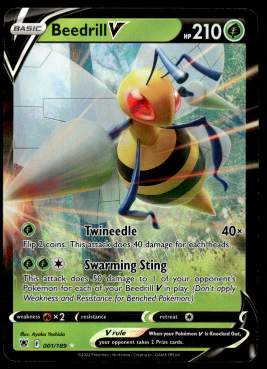 Beedrill V 001/189 - Astral Radiance - Sword & Shield