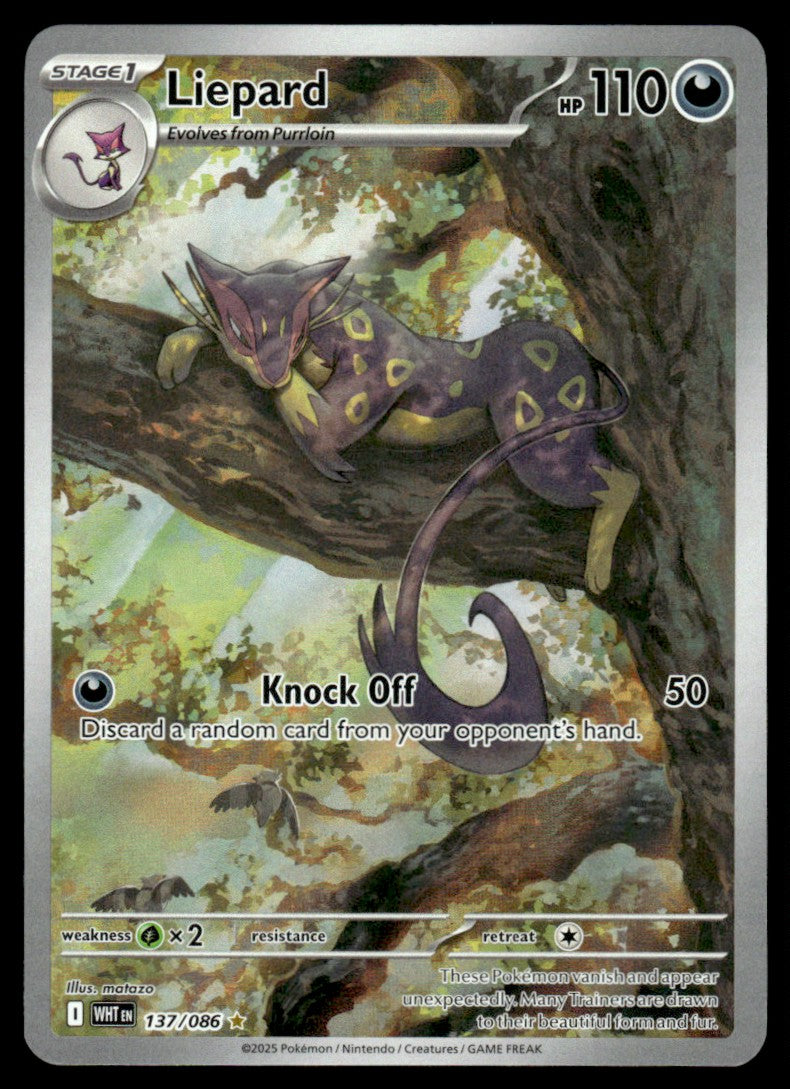 Liepard 137/086 - White Flare - Scarlet & Violet