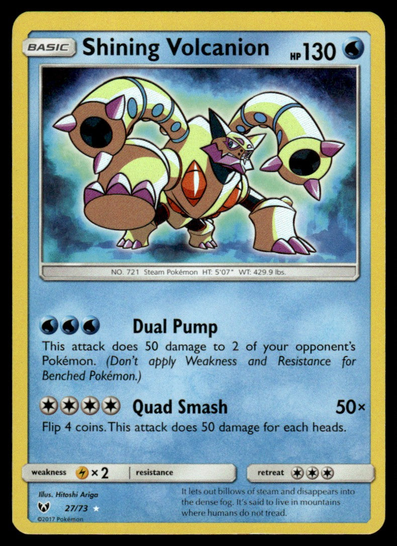 Shining Volcanion - NM - 27 - Shining Legends