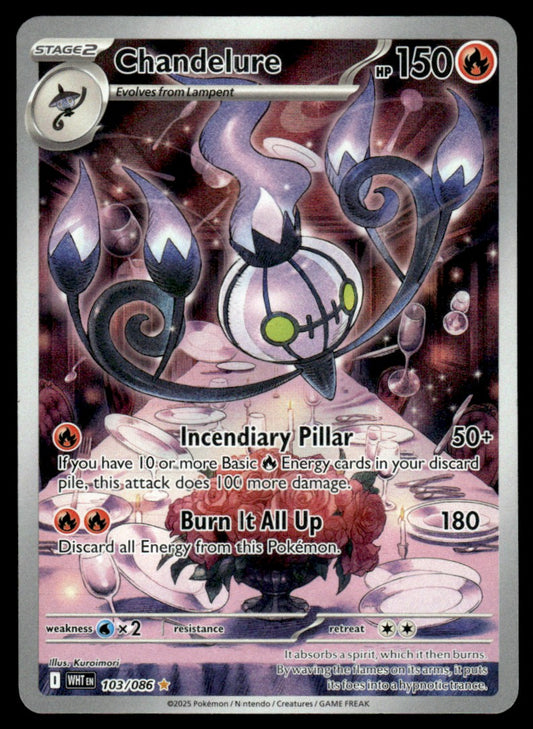 Chandelure 103/086 - White Flare - Scarlet & Violet