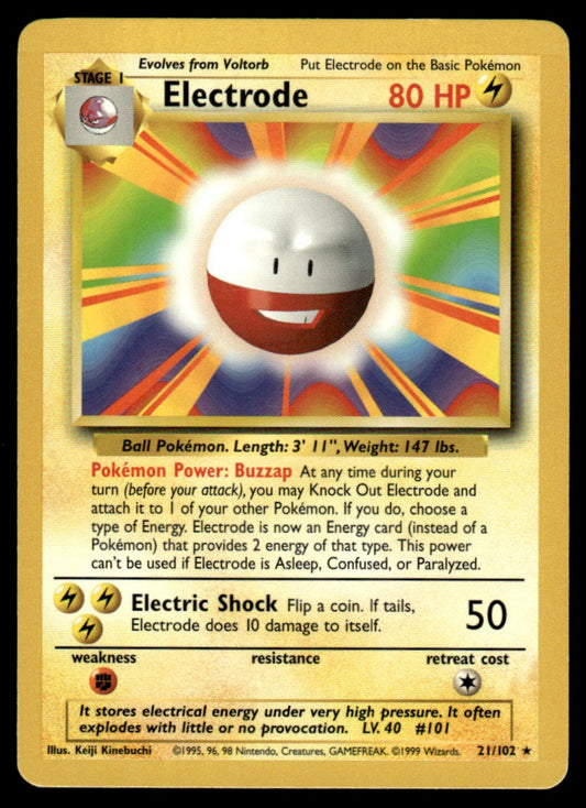 Electrode No Holo  - NM - Base Set
