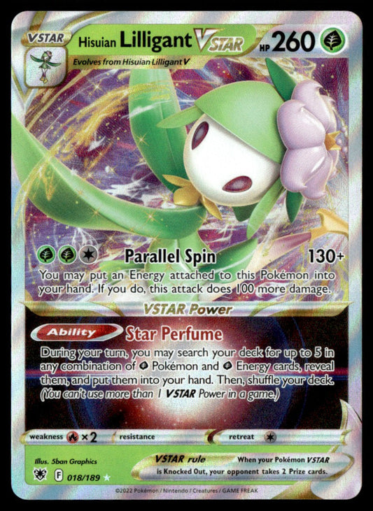 Hisuian Lilligant VSTAR 018/189 - Astral Radiance - Sword & Shield